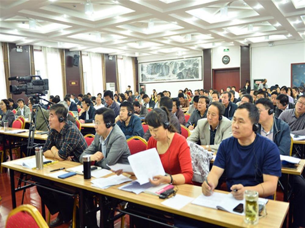 欧朗国际翻译为甘肃行政学院外宾讲座提供同传设备